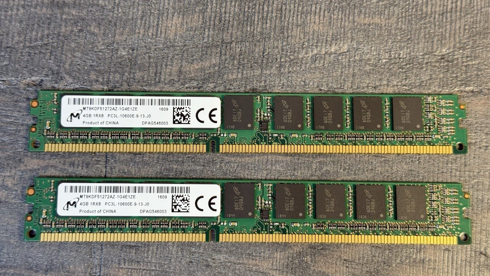 Память Micron DDR3 4GB EUDIMM 1333 МТ/с (MT9KDF51272AZ-1G4E1) — фото 1