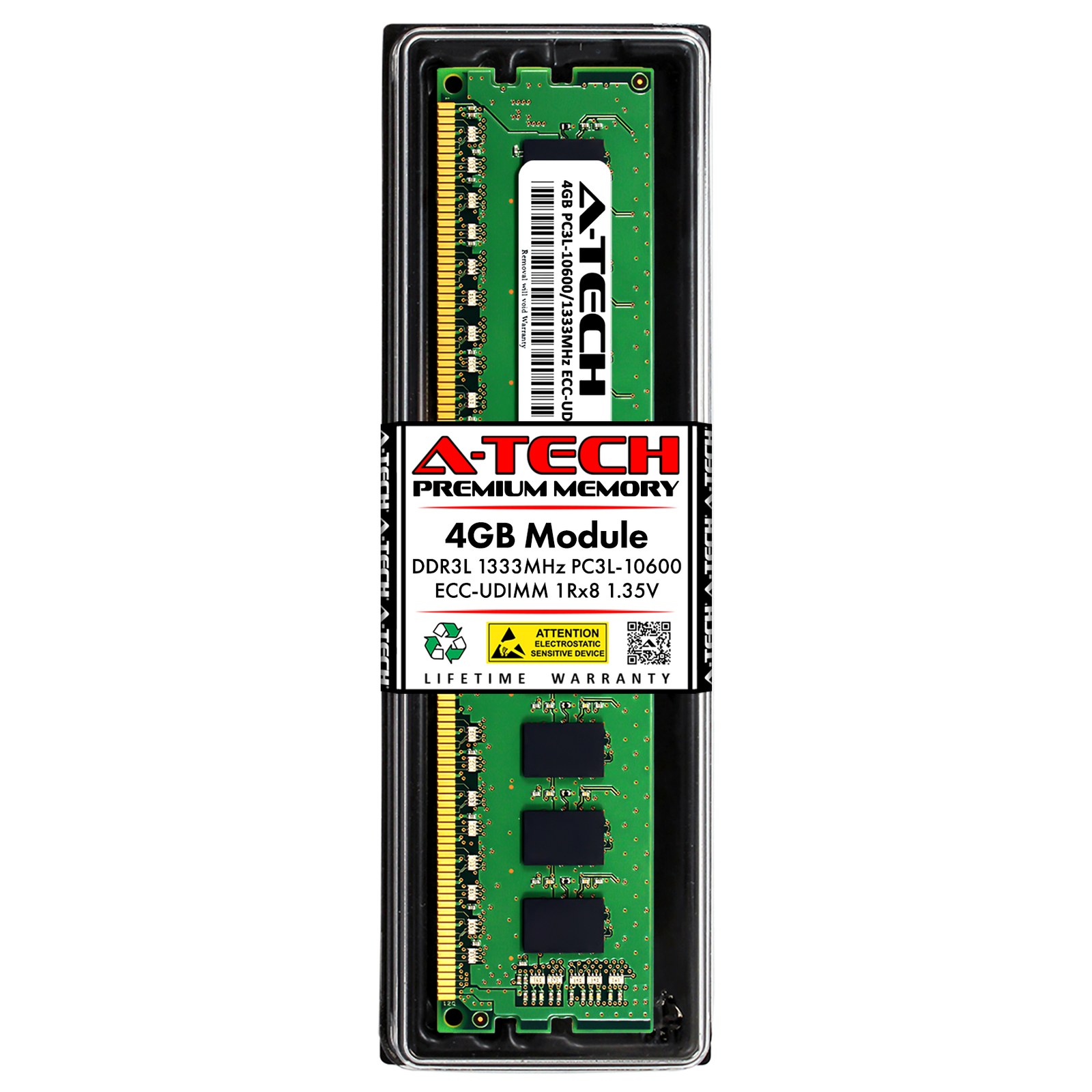 Память Micron DDR3 4GB EUDIMM 1333 МТ/с (MT9KDF51272AZ-1G4E1) — фото 2