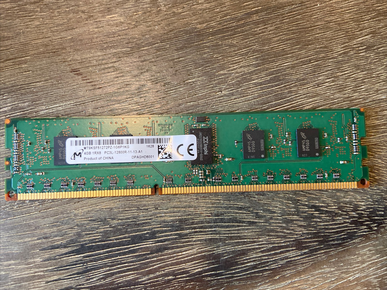 Память Micron DDR3 4GB RDIMM 1600 МТ/с (MT9KSF51272PZ-1G6P1) — фото 2