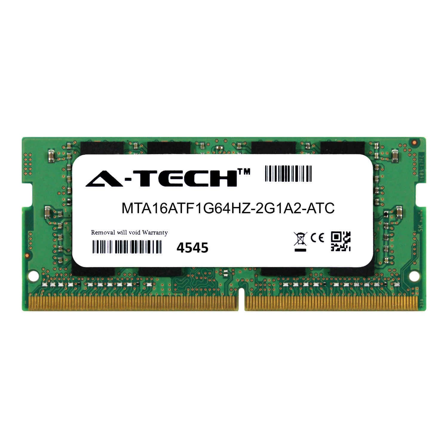 Память Micron DDR4 8GB SODIMM 2133 МТ/с (MTA16ATF1G64HZ-2G1A2) — фото 2
