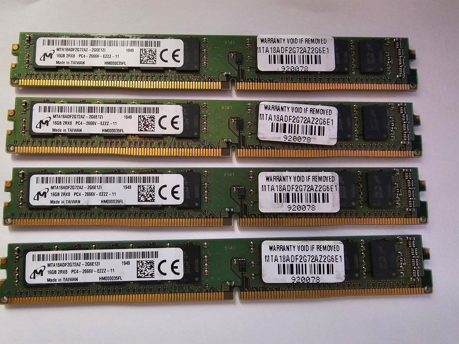 Память Micron DDR4 16GB EUDIMM 2666 МТ/с (MTA18ADF2G72AZ-2G6E1) — фото 2