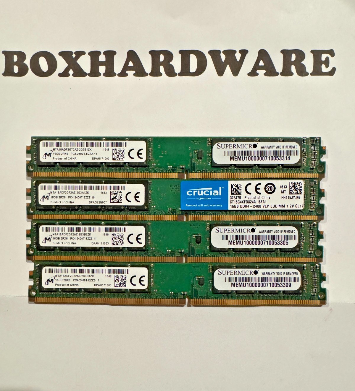 Память Micron DDR4 16GB RDIMM 2400 МТ/с (MTA18ADF2G72PZ-2G3A1) — фото 2