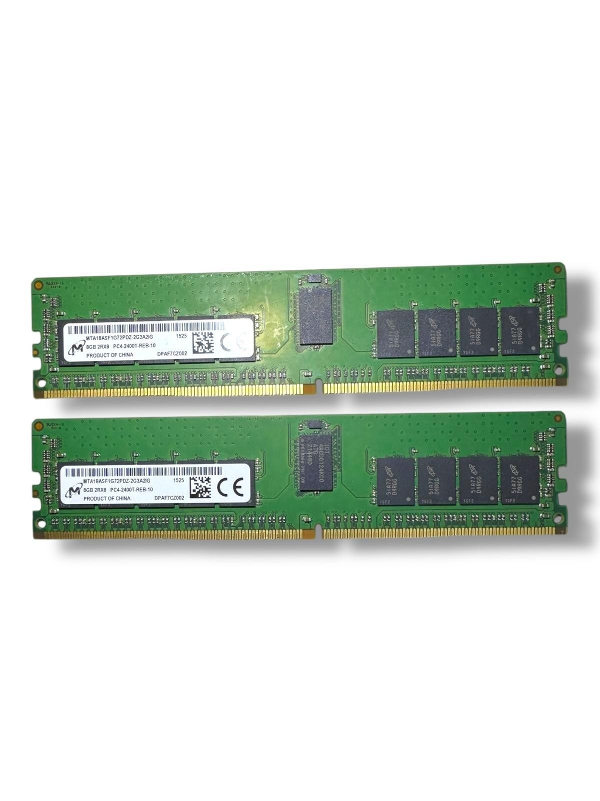 Память Micron DDR4 8GB RDIMM 2400 МТ/с (MTA18ASF1G72PDZ-2G3A2) — фото 2