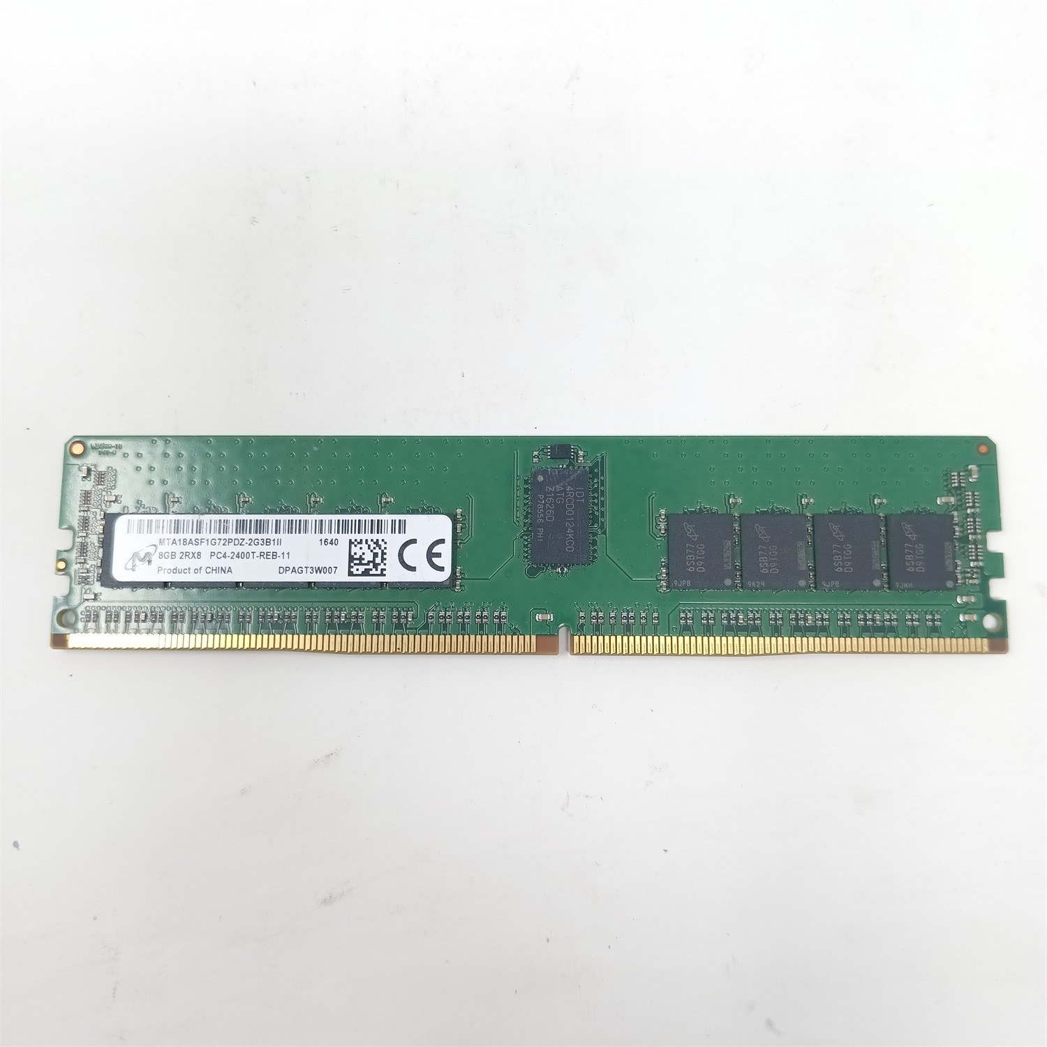 Память Micron DDR4 8GB RDIMM 2400 МТ/с (MTA18ASF1G72PDZ-2G3B1) — фото 1