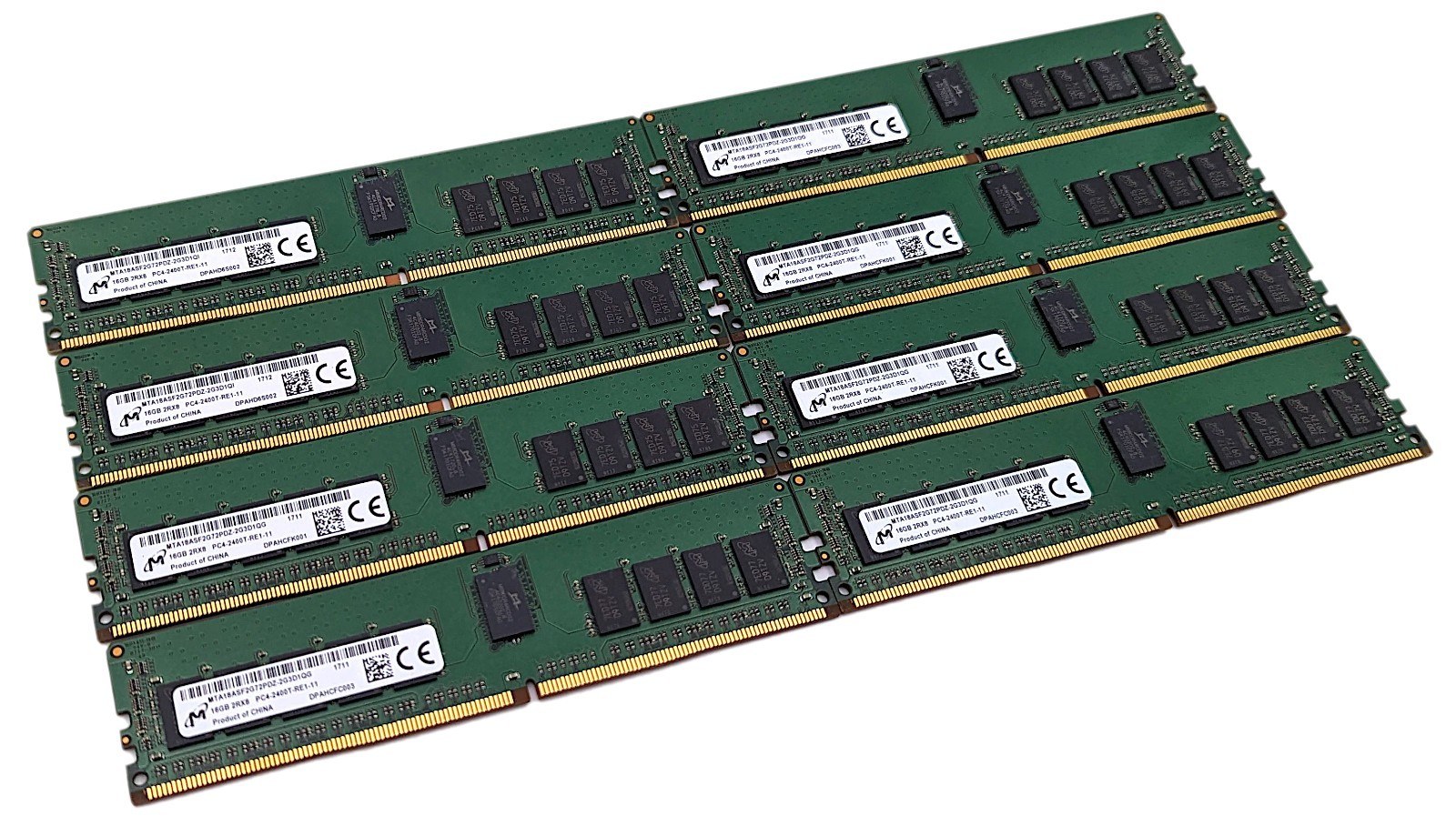 Память Micron DDR4 16GB RDIMM 2400 МТ/с (MTA18ASF2G72PDZ-2G3D1) — фото 1