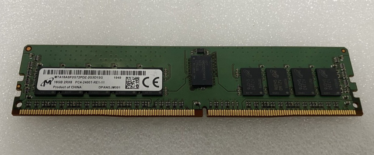 Память Micron DDR4 16GB RDIMM 2400 МТ/с (MTA18ASF2G72PDZ-2G3D1) — фото 2