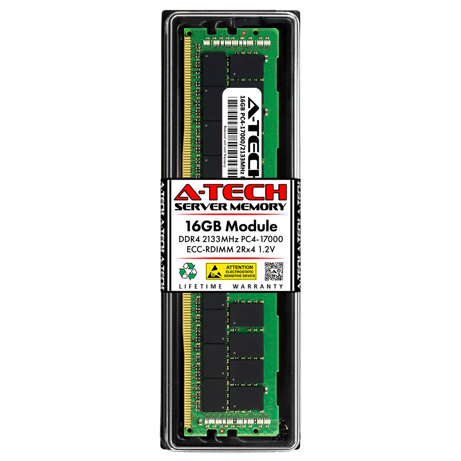 Память Micron DDR4 16GB RDIMM 2133 МТ/с (MTA36ADS2G72PZ-2G1A1) — фото 2