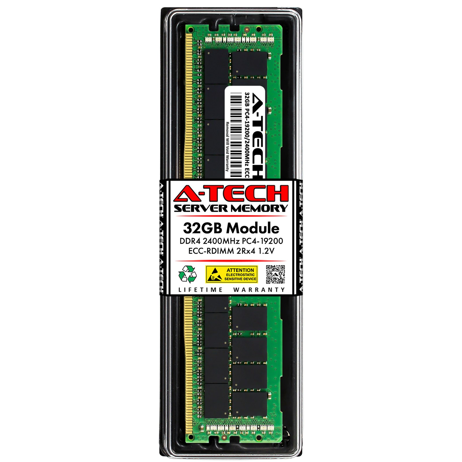 Память Micron DDR4 32GB RDIMM 2400 МТ/с (MTA36ADS4G72PZ-2G3A1) — фото 1