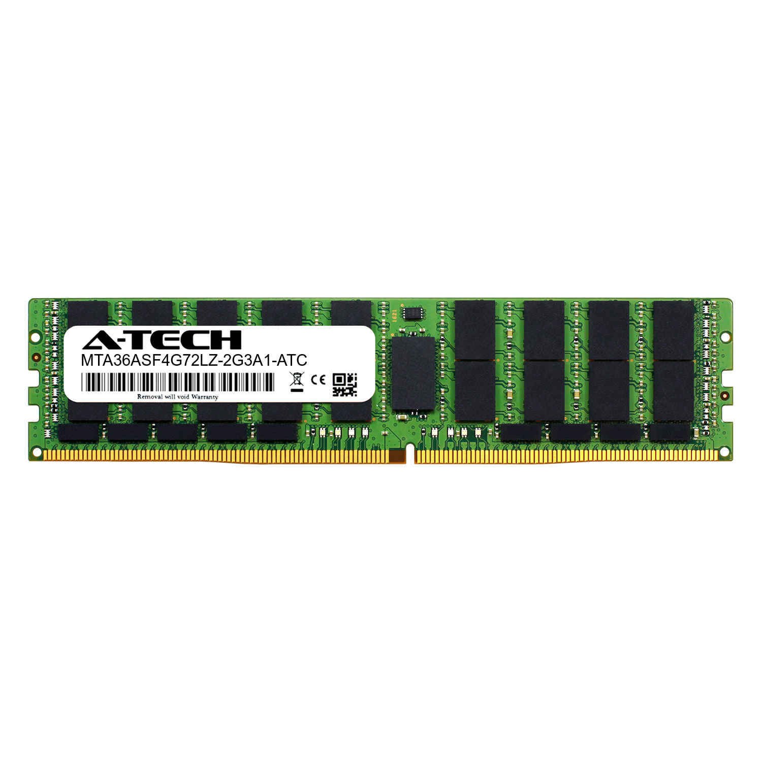 Память Micron DDR4 32GB LRDIMM 2400 МТ/с (MTA36ASF4G72LZ-2G3A1) — фото 1