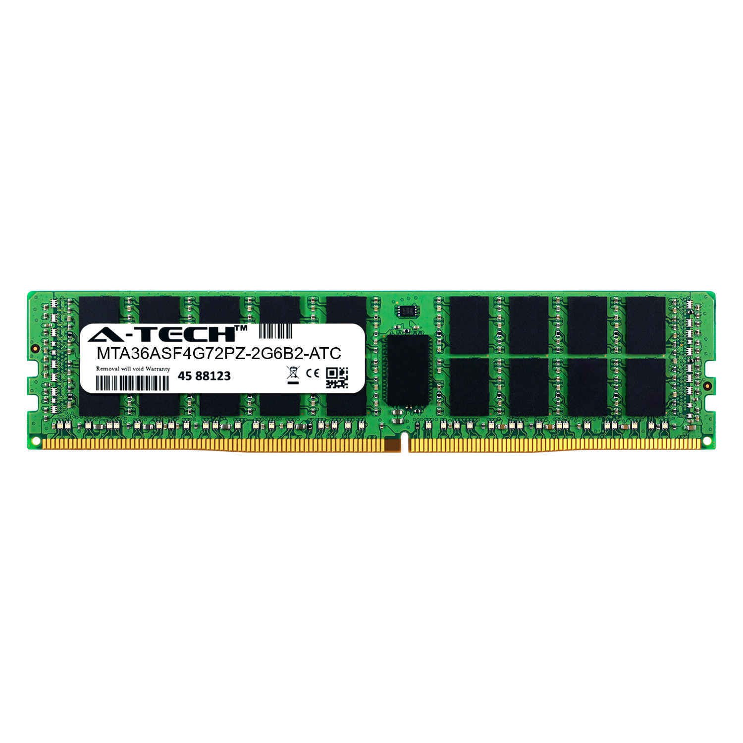 Память Micron DDR4 32GB RDIMM 2666 МТ/с (MTA36ASF4G72PZ-2G6B2) — фото 1