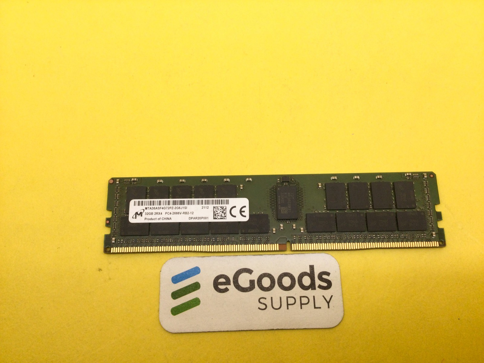 Память Micron DDR4 32GB RDIMM 2666 МТ/с (MTA36ASF4G72PZ-2G6J1) — фото 2