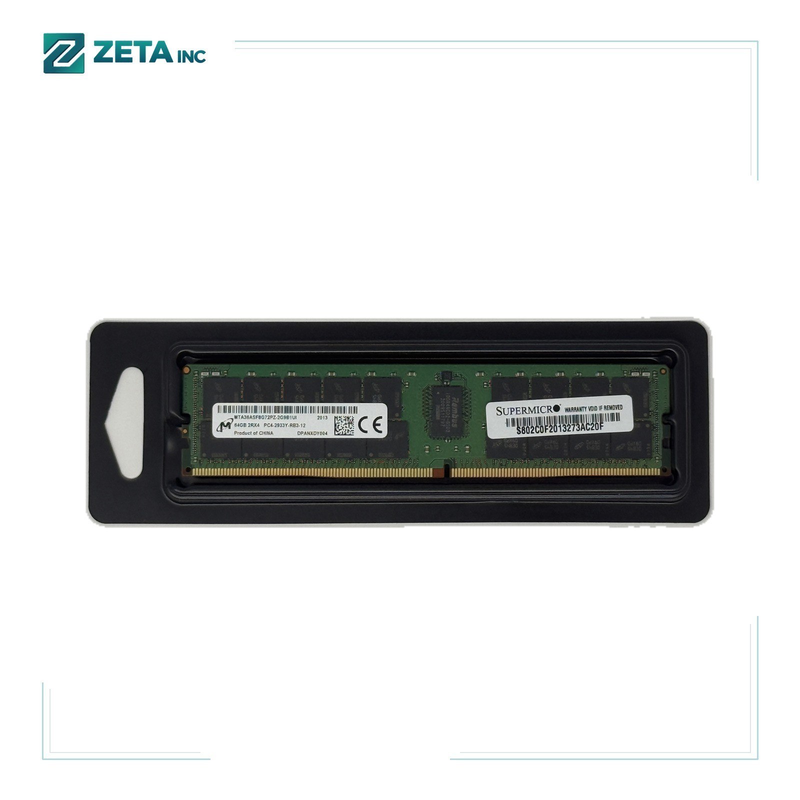 Память Micron DDR4 64GB RDIMM 2933 МТ/с (MTA36ASF8G72PZ-2G9B1) — фото 1