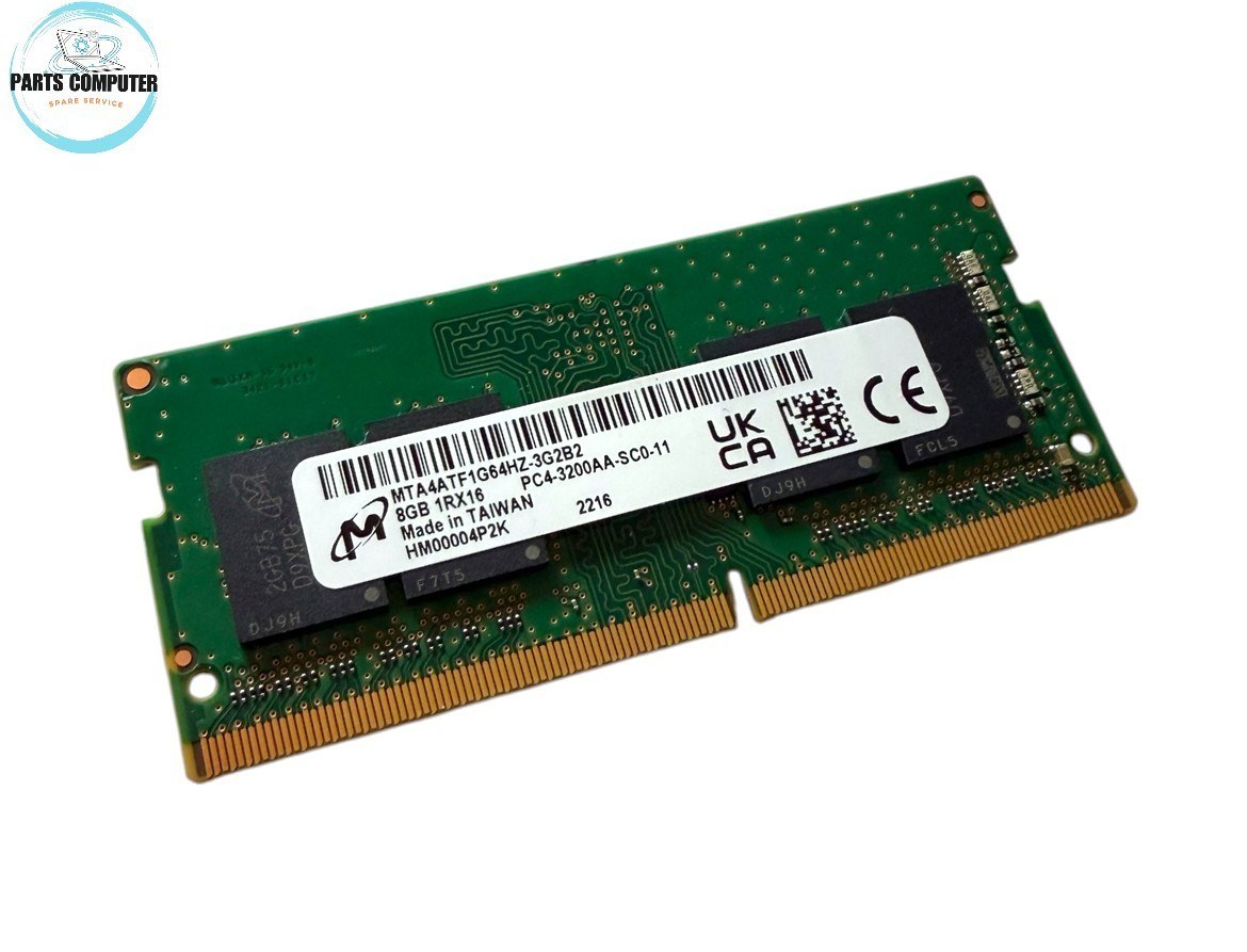 Память Micron DDR4 8GB SODIMM 3200 МТ/с (MTA4ATF1G64HZ-3G2B2) — фото 1
