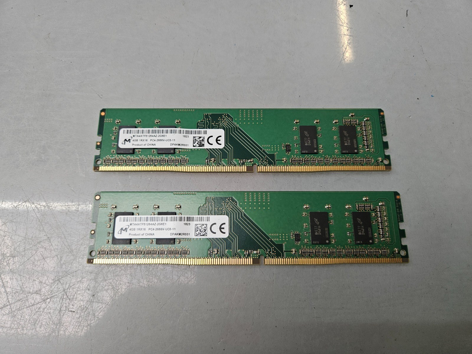 Память Micron DDR4 4GB UDIMM 2666 МТ/с (MTA4ATF51264AZ-2G6E1) — фото 1