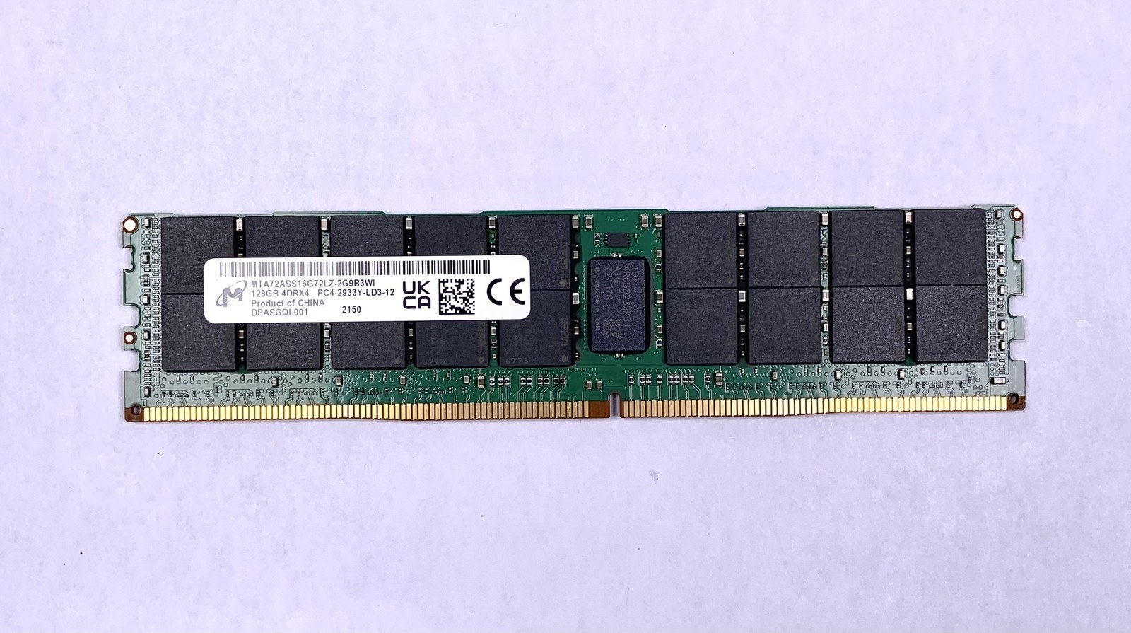 Память Micron DDR4 128GB LRDIMM 2933 МТ/с (MTA72ASS16G72LZ-2G9B3) — фото 1