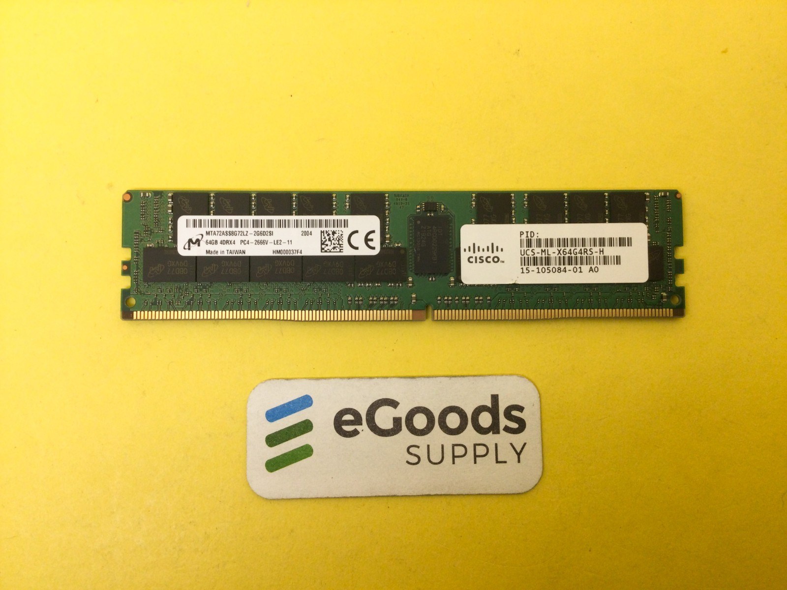 Память Micron DDR4 64GB LRDIMM 2666 МТ/с (MTA72ASS8G72LZ-2G6D2) — фото 2