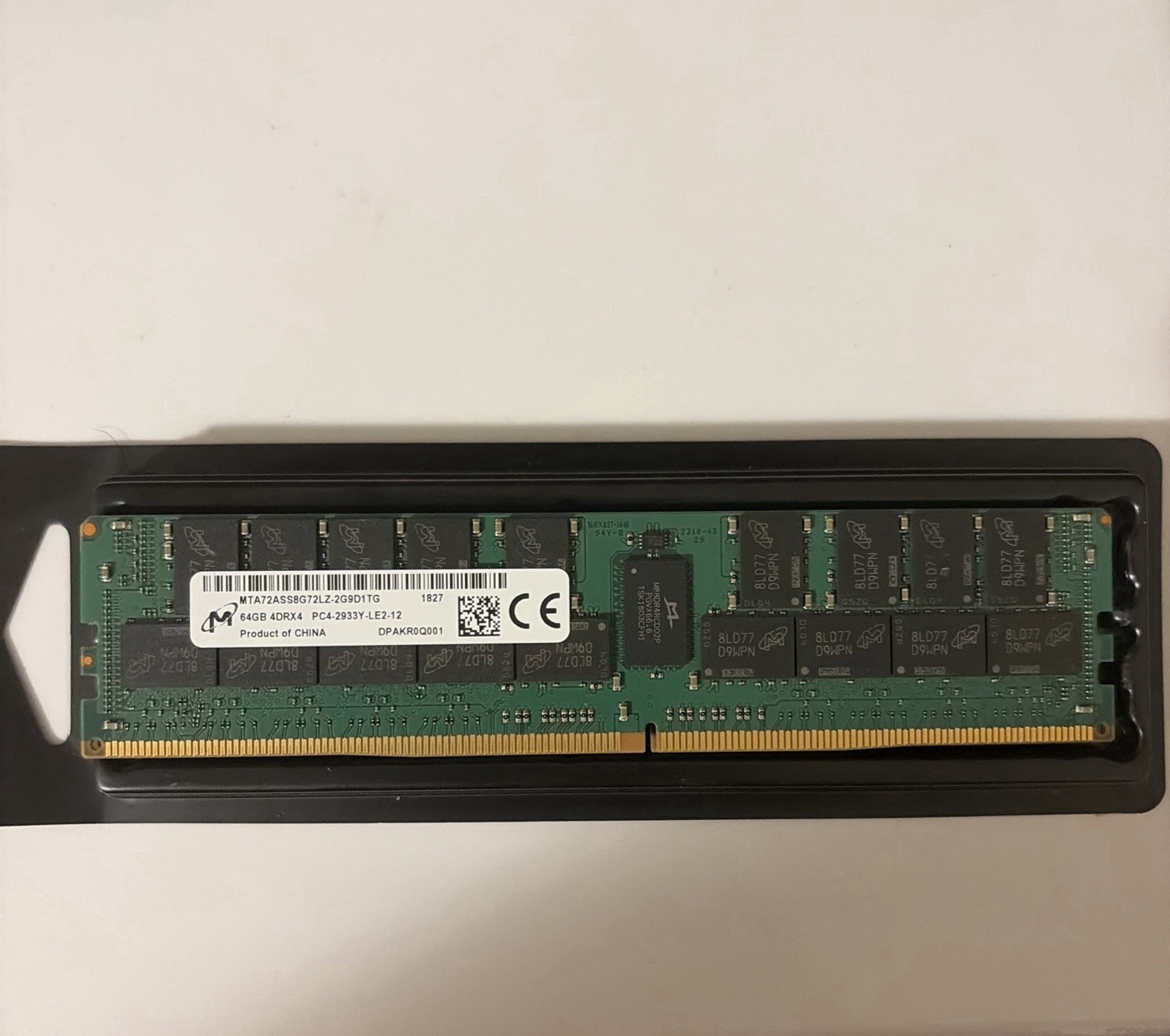 Память Micron DDR4 64GB LRDIMM 2933 МТ/с (MTA72ASS8G72LZ-2G9D1) — фото 2