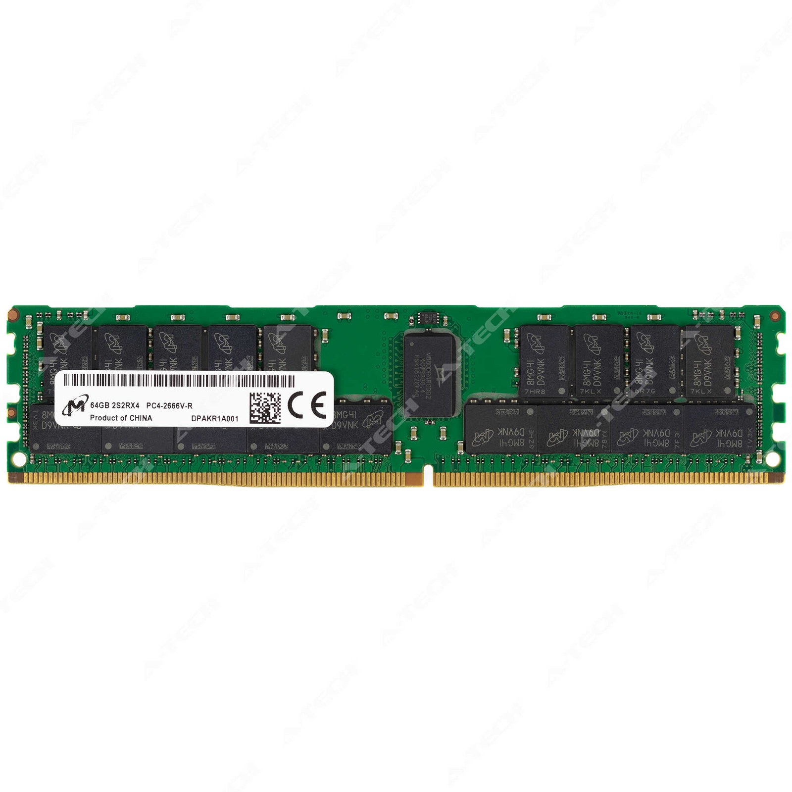 Память Micron DDR4 64GB RDIMM 2666 МТ/с (MTA72ASS8G72PSZ-2S6E1) — фото 2