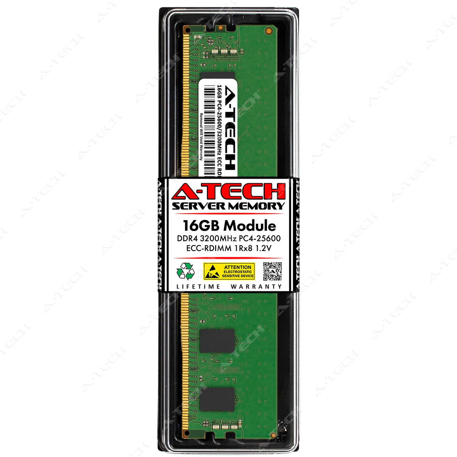 Память Micron DDR4 16GB RDIMM 3200 МТ/с (MTA9ASF2G72PZ-3G2B1) — фото 2