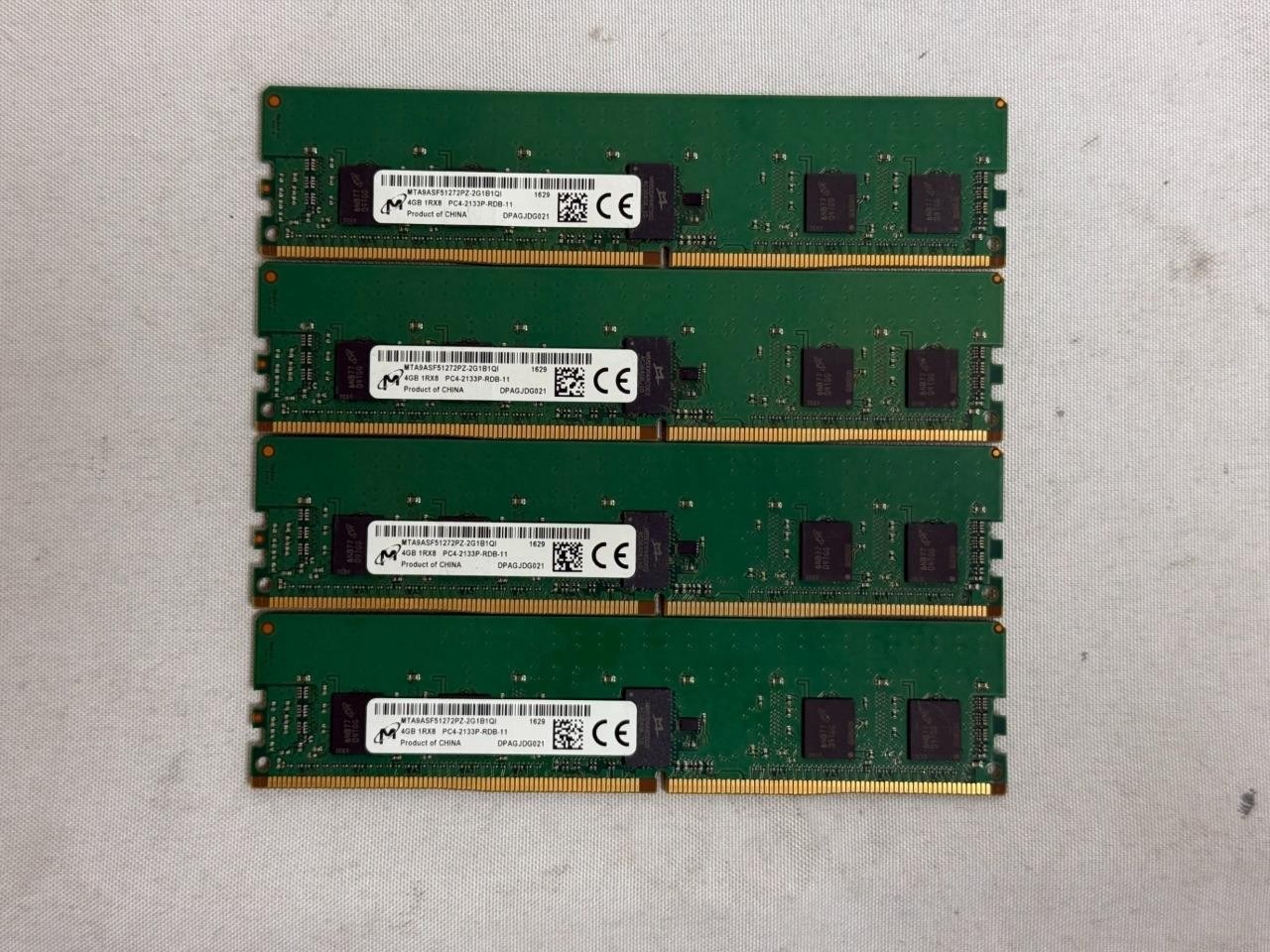 Память Micron DDR4 4GB RDIMM 2133 МТ/с (MTA9ASF51272PZ-2G1B1) — фото 1