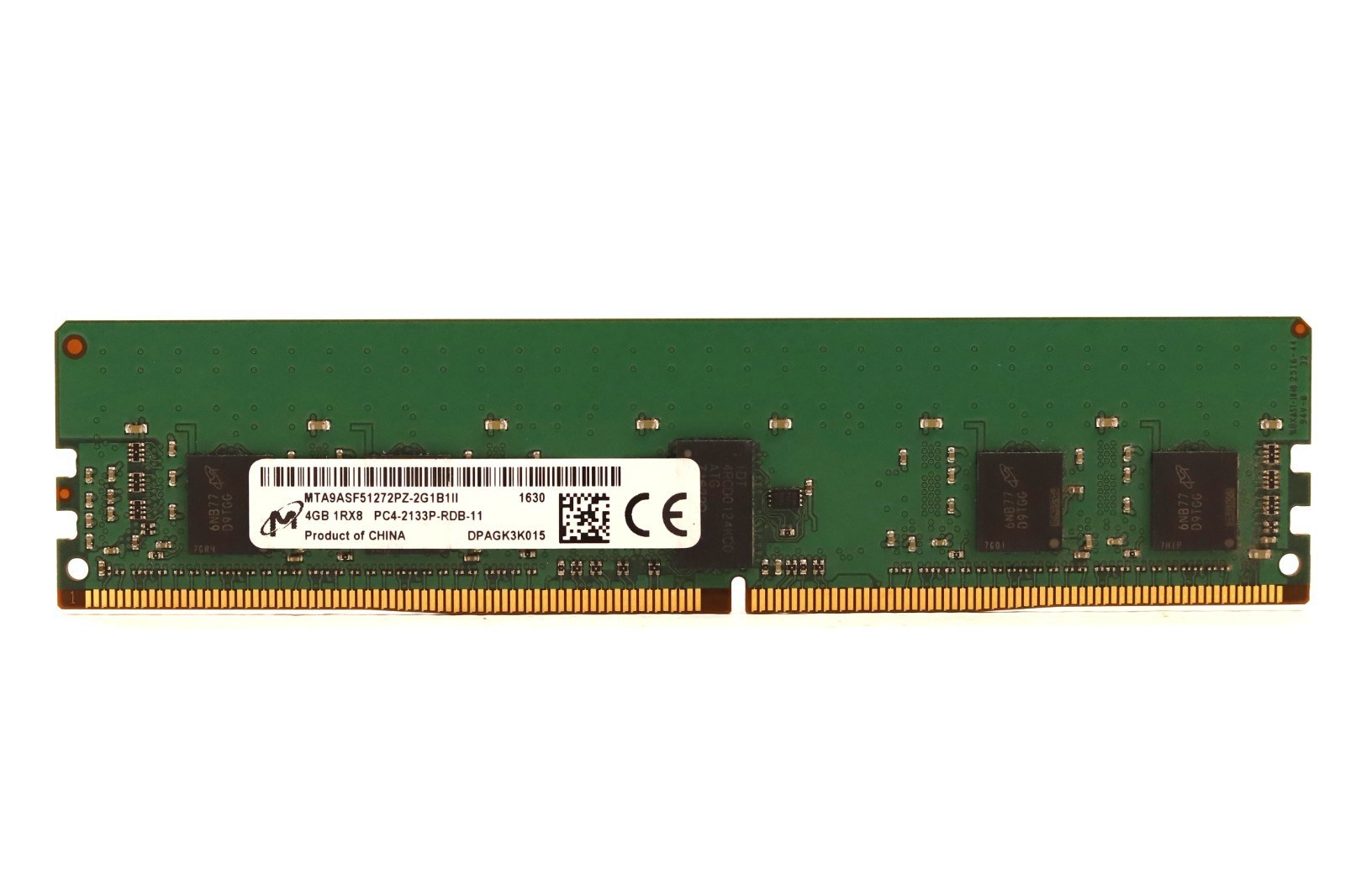 Память Micron DDR4 4GB RDIMM 2133 МТ/с (MTA9ASF51272PZ-2G1B1) — фото 2
