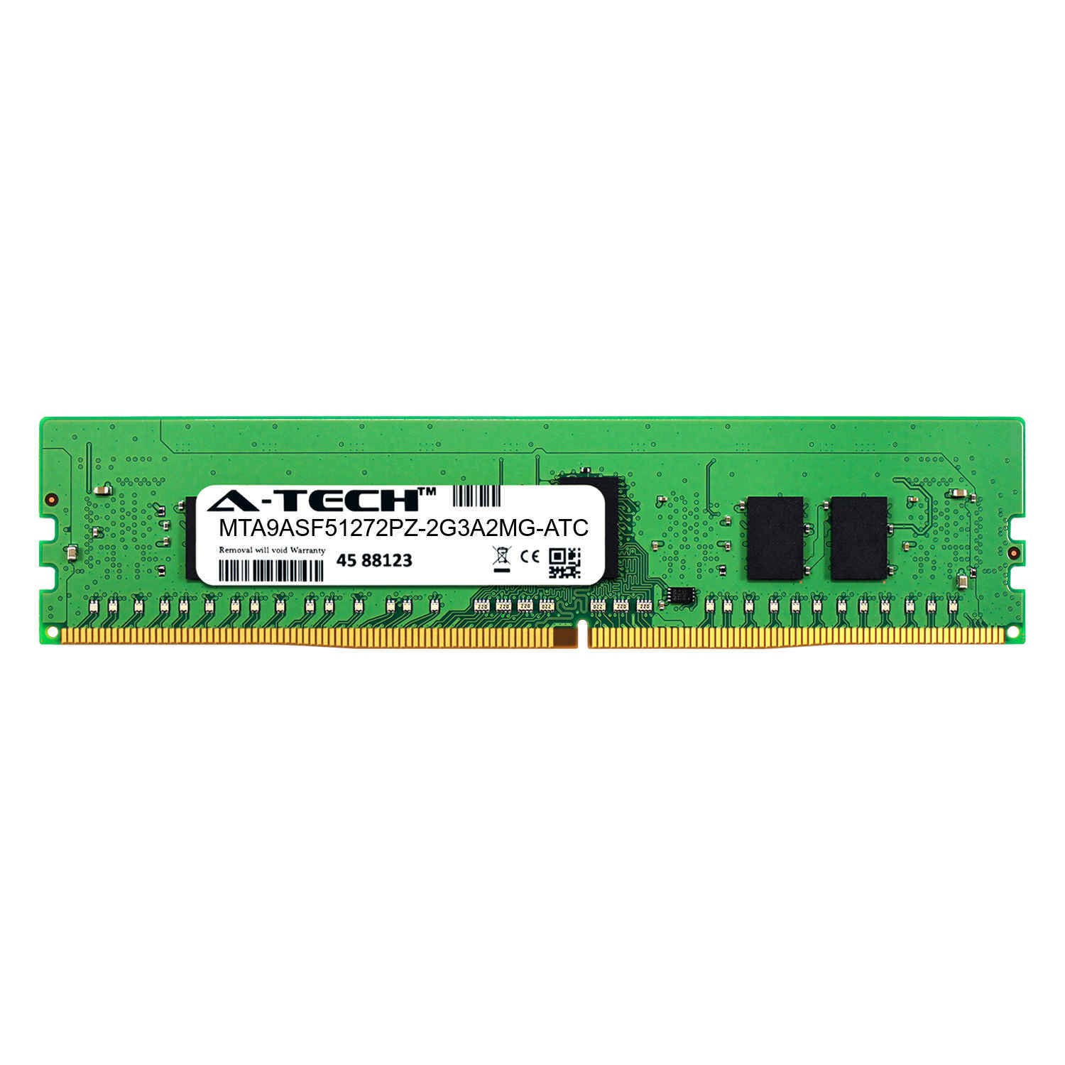 Память Micron DDR4 4GB RDIMM 2400 МТ/с (MTA9ASF51272PZ-2G3A2) — фото 1
