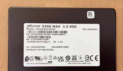 Твердотельный накопитель 1,92Tb SATA 2,5" MU — фото 1