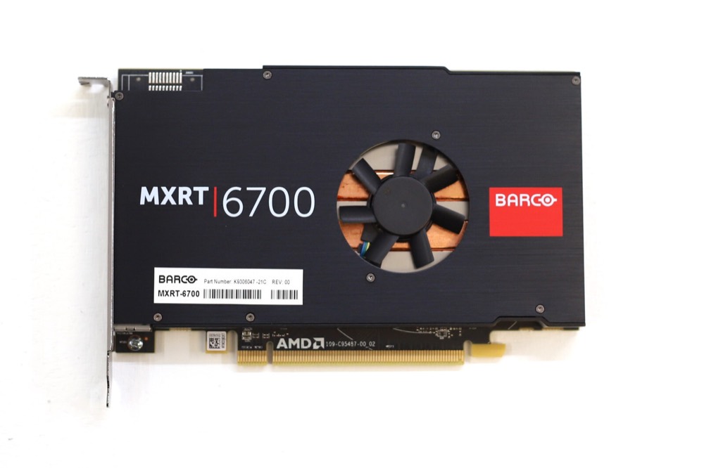 Графический ускоритель Barco MXRT-6700 8GB GDDR5 PCIe x16 Graphics Card P/N: 102C9542000 Tested Working — фото 2