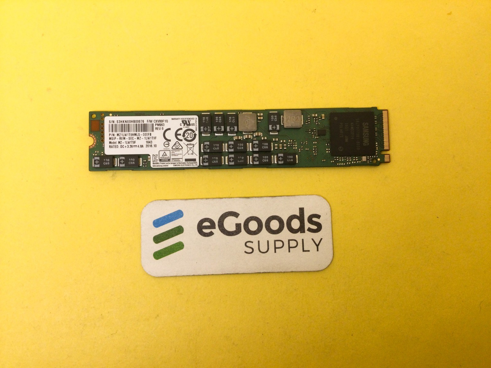 SSD Samsung 1.92TB SM963 NVMe M.2 (серверный накопитель, MZ1LW1T9HMLS) — фото 3