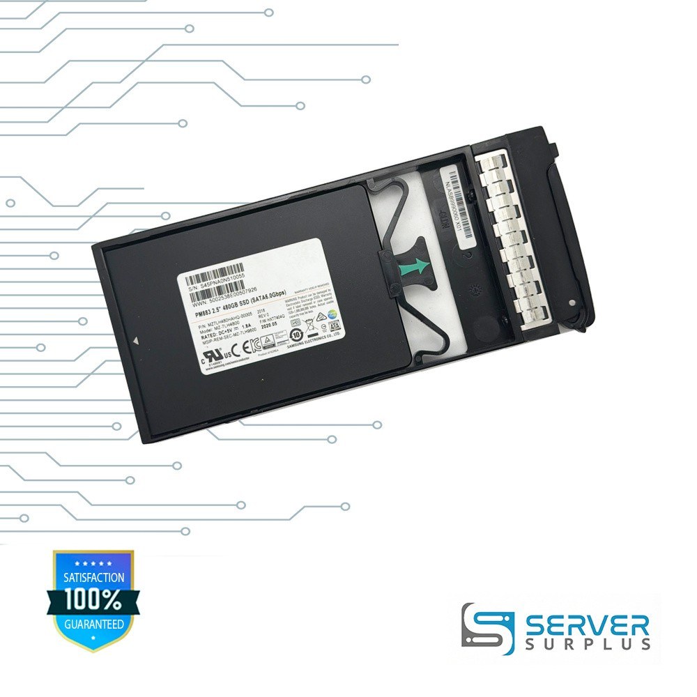 SSD Samsung 480GB PM883 SATA 2,5" (серверный накопитель, MZ7LH480HAHQ) — фото 3