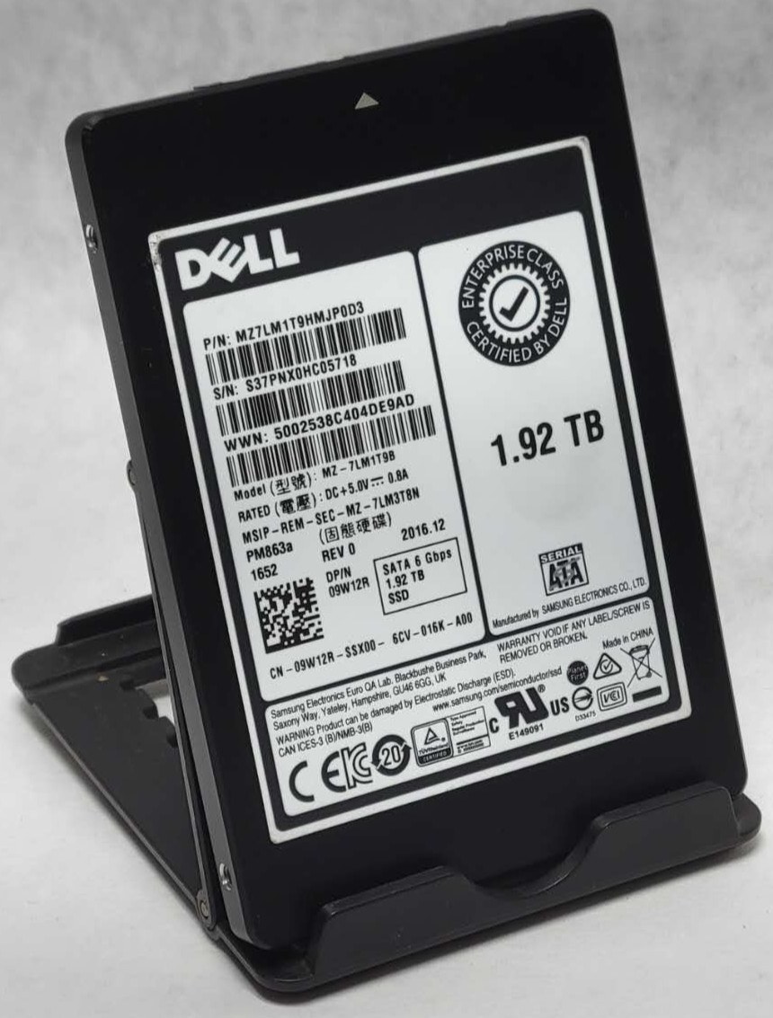 SSD Samsung 1.92TB PM863a SATA 2,5" (серверный накопитель, MZ7LM1T9HMJP) — фото 2