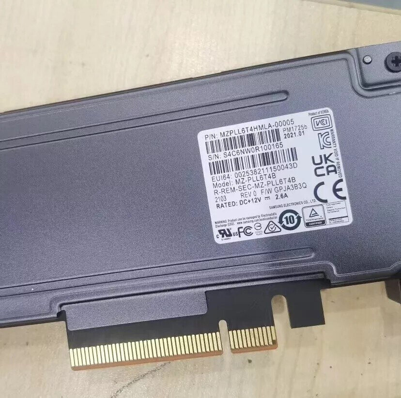 SSD Samsung 6.4TB PM1725B NVMe HHHL (серверный накопитель, MZPLL6T4HMLA-00005) — фото 2
