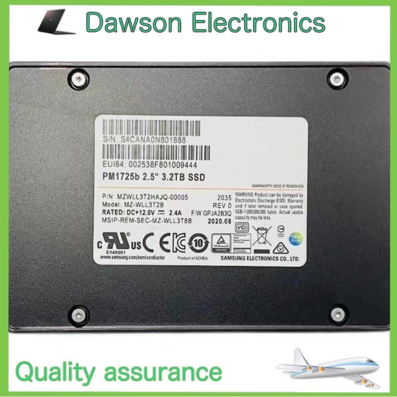 SSD Samsung 3.2TB PM1725B NVMe U.2 (серверный накопитель, MZWLL3T2HAJQ-00005) — фото 2