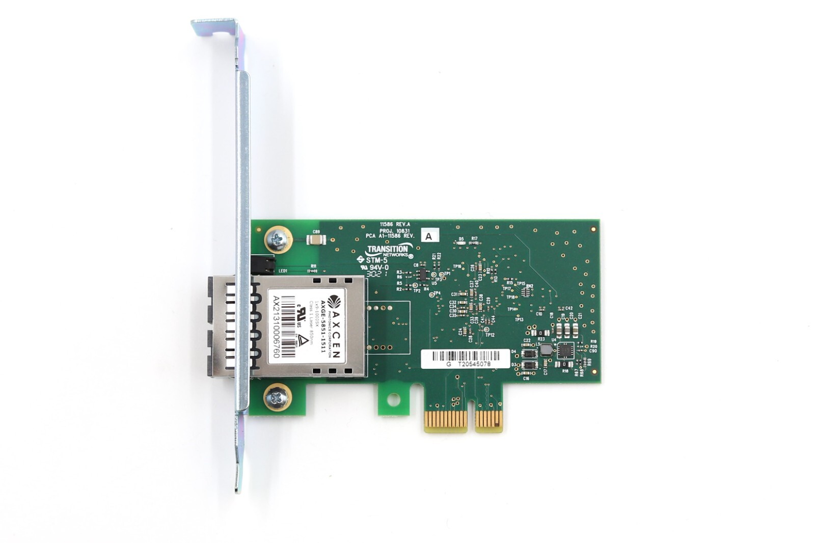 Адаптер Transition Network N-GXE-SC-02 Dual-Port PCIe Gigabit Network Adapter Tested — фото 2