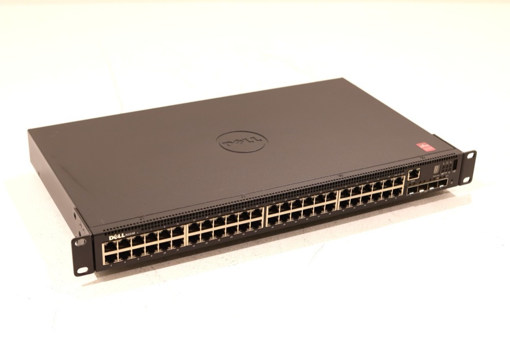 Трансивер Dell PowerSwitch N1548 48-Port Gigabit 4x10GbE SFP+ Network Switch W/Ears Tested — фото 1