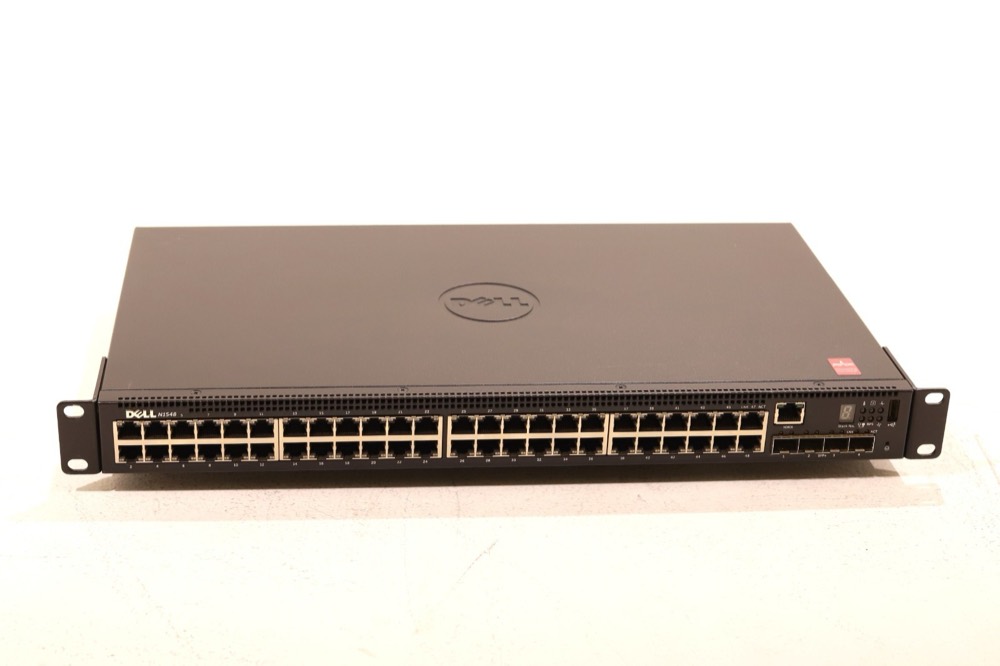 Трансивер Dell PowerSwitch N1548 48-Port Gigabit 4x10GbE SFP+ Network Switch W/Ears Tested — фото 2