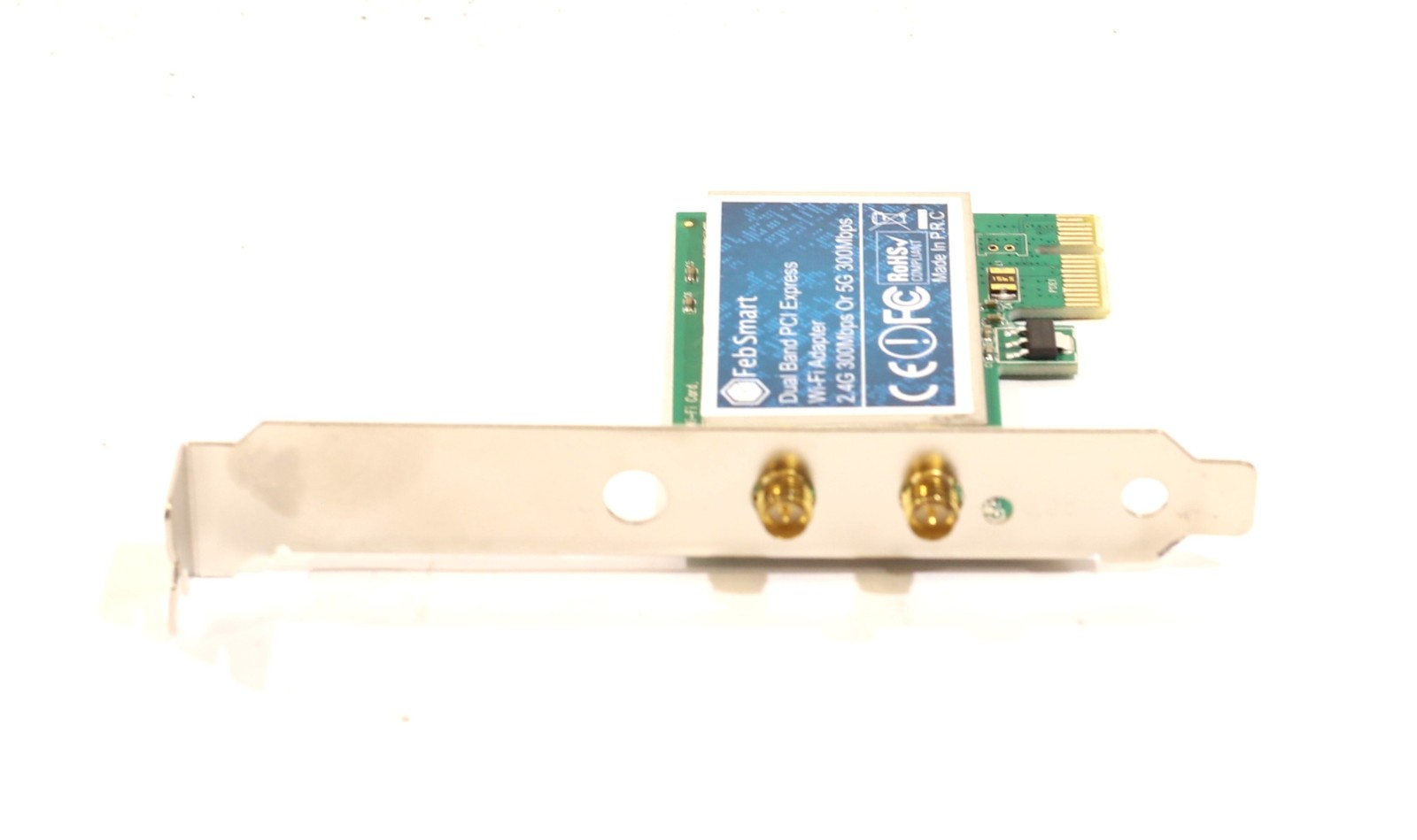 Адаптер FebSmart Dual-Band N600 PCIe Wi-Fi Adapter P/N: FS-N600 Tested Working — фото 2