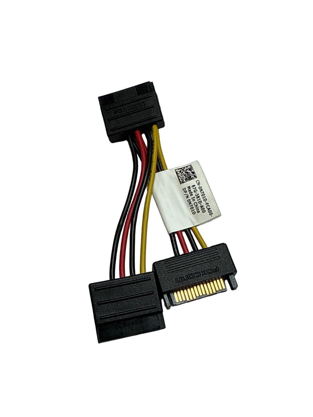 Кабель N701D 0N701D New Dell Foxconn SATA Power Connector Splitter Cable 3.75" — фото 1