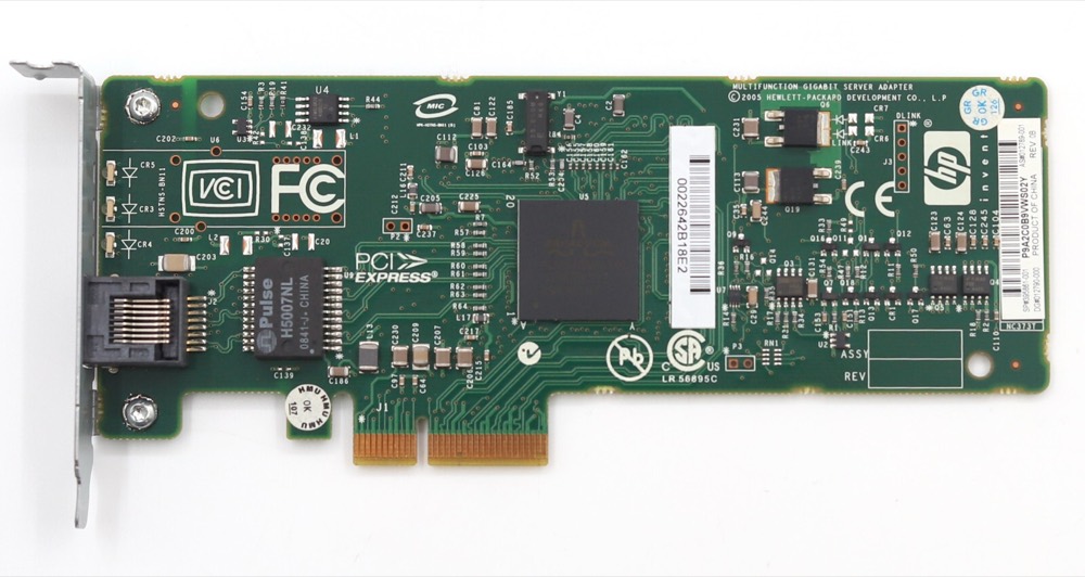 Адаптер HP NC373T Single-Port Multifunction Gigabit Server Adapter P/N:395861-001 Tested — фото 2
