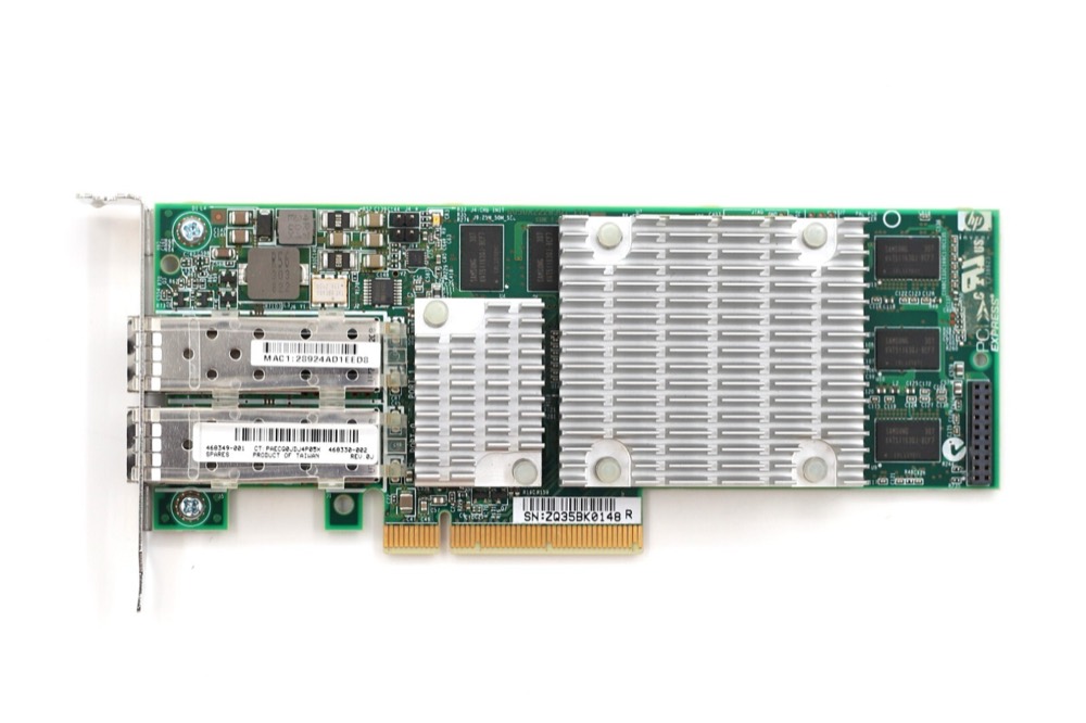 Трансивер HP NC522SFP Dual-Port 10GbE SFP PCIe x8 Server Adapter Card P/N: 468349-001 — фото 2