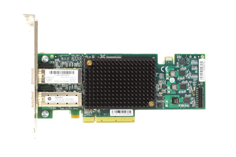 Адаптер HP NC552SFP Dual-Port 10GbE PCIe x8 Server Network Adapter P/N:615406-001 Tested — фото 1