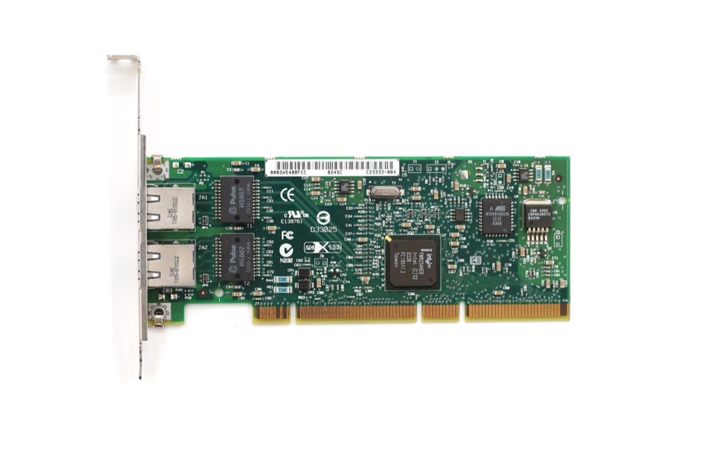 Линейная плата HP NC7170 Dual-Port Gigabit PCI-X Network Interface Card P/N: 313586-001 Tested — фото 2
