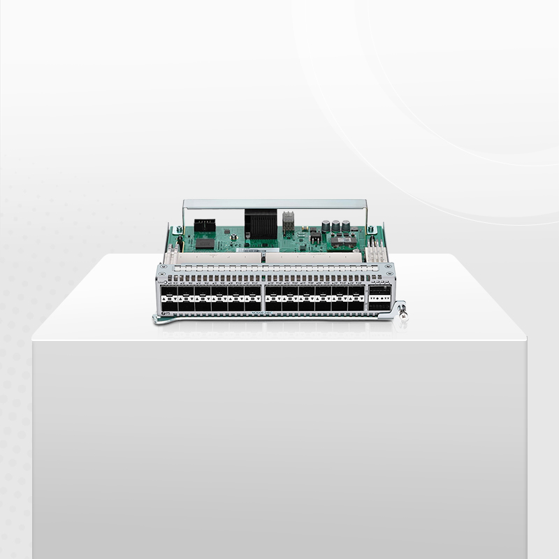 Линейная карта FS NC8200-24BC 16-портовая 25Gb работает с шассийным коммутатором дата-центра NC8200-4TD и поддерживает — фото 1