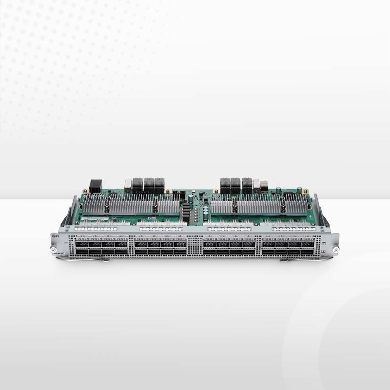 Линейная карта FS NC8400-32C 32-портовая 100G работает с модульным шассийным коммутатором дата-центра NC8400-4TH и — фото 1