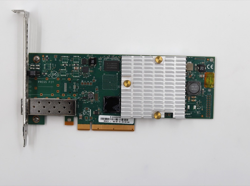 Трансивер Q-Logic NE3210406-04 Single-Port 10GbE SFP PCIe Network Adapter P/N: QLE8240-CU — фото 1