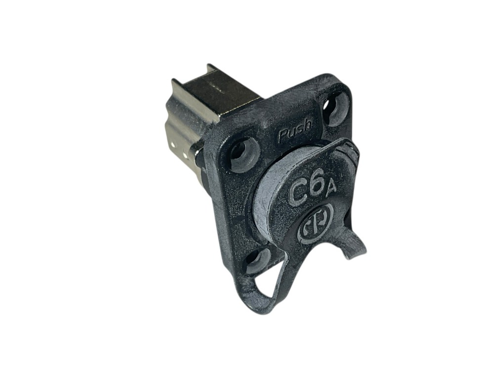 Шасси NE8FDX-P6-W RJ54 Receptacle, Feed-Thru, Chassis, CAT6a — фото 1