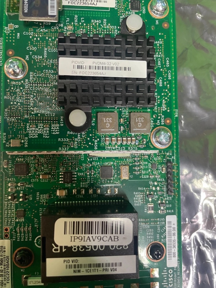 Маршрутизатор Cisco NIM-1CE1T1-PRI — фото 3