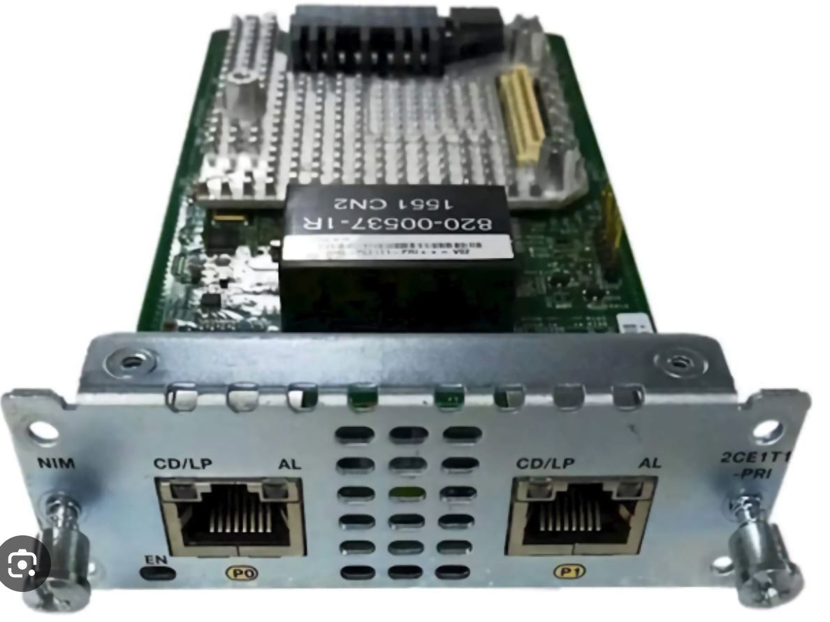 Маршрутизатор Cisco NIM-2CE1T1-PRI — фото 1