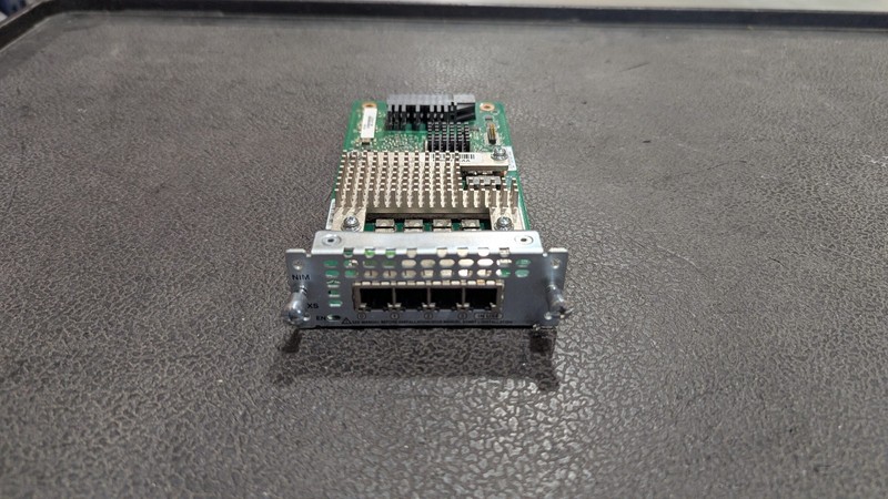 Маршрутизатор Cisco NIM-4FXS 4-Port Network Interface Module FXS FXS-E DID 2900 3900 — фото 1