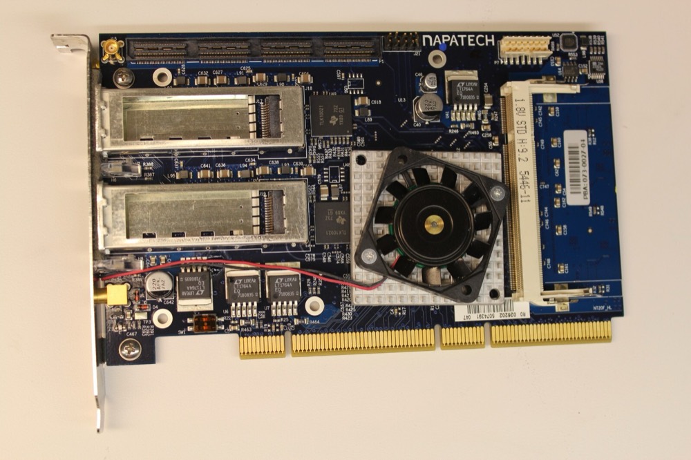 Плата NAPATECH NT20X Dual-Port 10Gb/s PCI-X Network Capture Card P/N: 810-0016-04 — фото 1